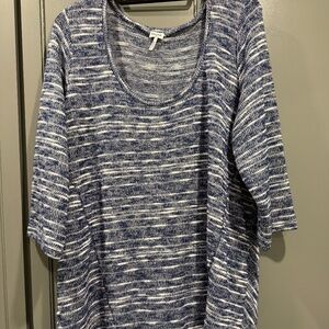 Spendid, Blue lightweight sweater/tunic size 2x